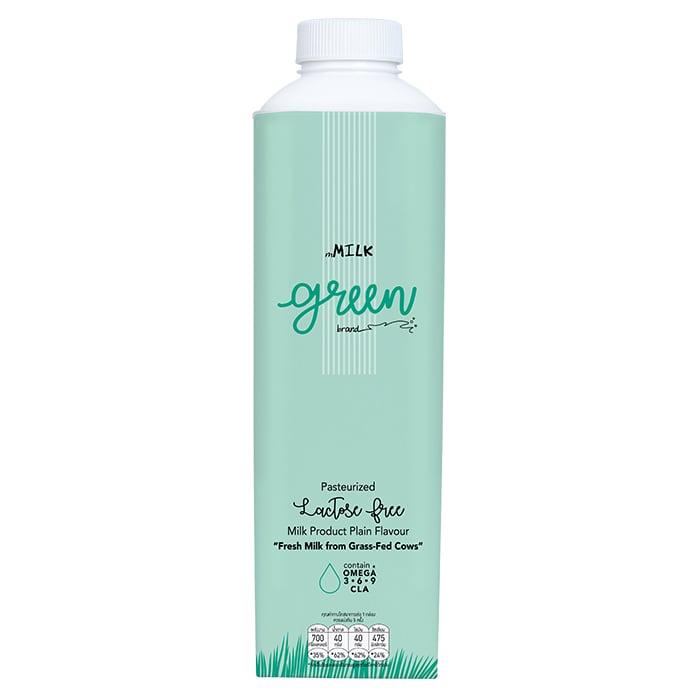 เอ็มมิลค์ กรีน นมพาสเจอร์ไรส์ ปราศจากน้ำตาลแลคโตส รสจืด 1000 มล. - Big C  Online