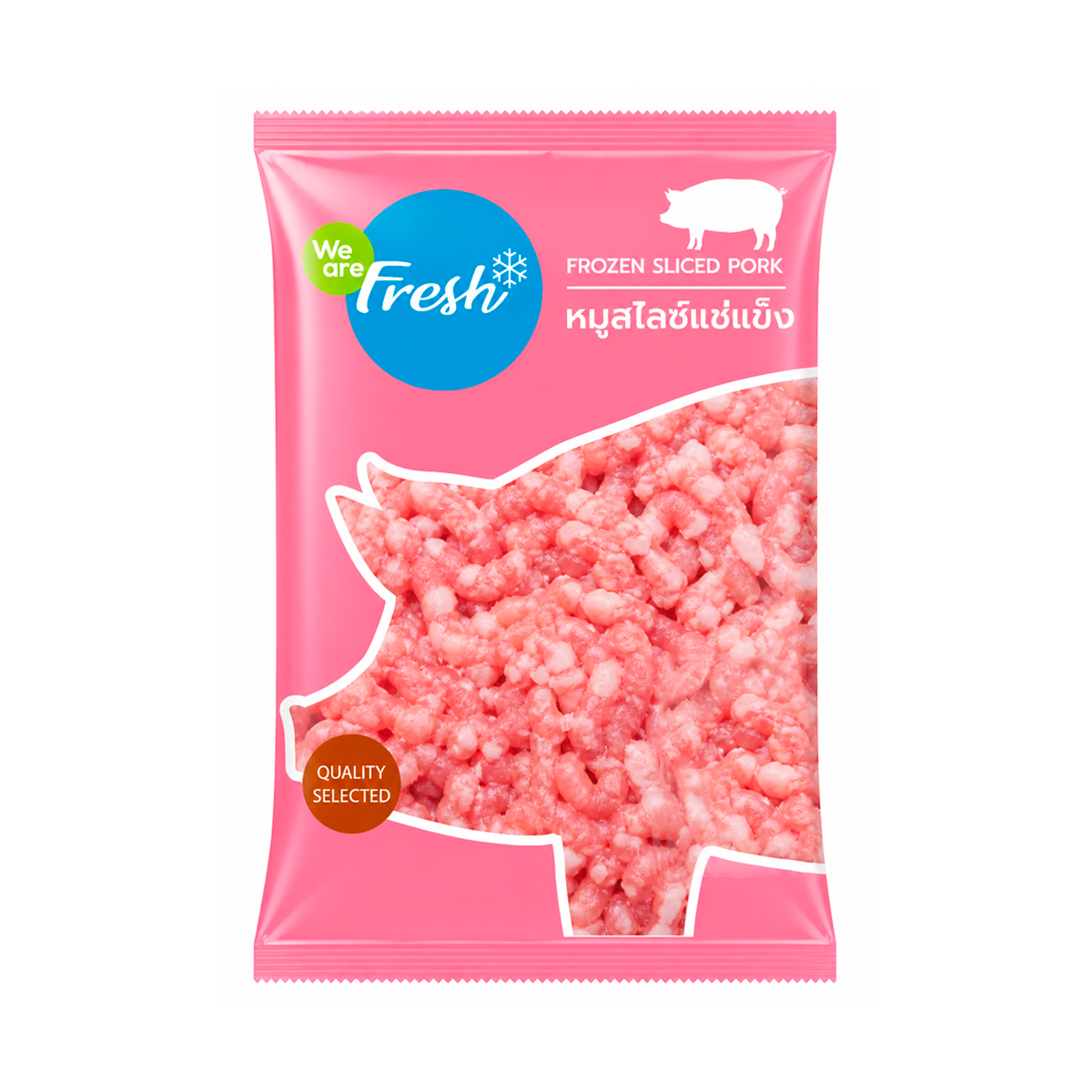 WE ARE FRESH Frozen Ground Pork (10% Fat) 1,000 g.