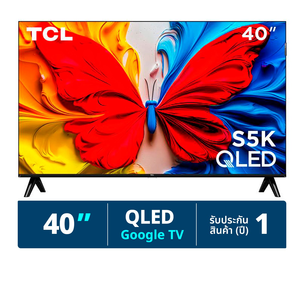TCL QLED TV Model 40S5K 40" Color Black