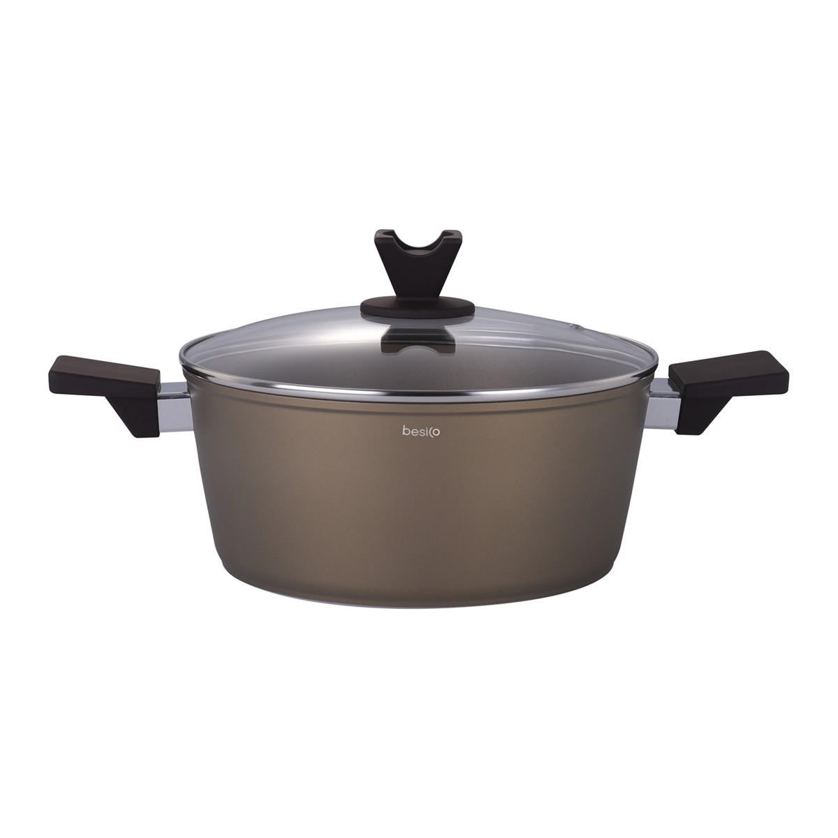 BESICO 20 cm. Casserole with Lid Model. C134FAK-0520 Champagne Color