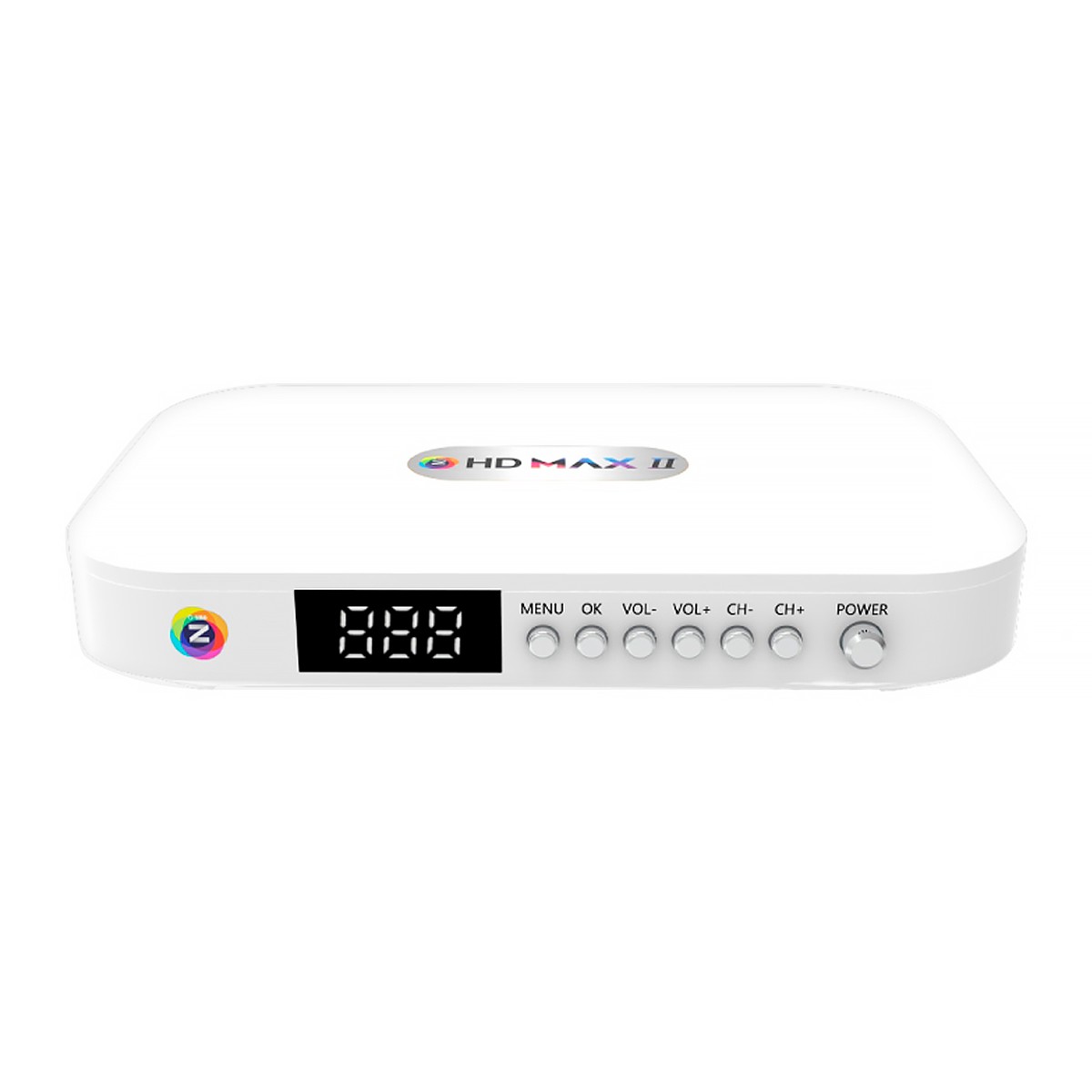 GMMZ Satellite Receiver HD MAX II Model Top Color White