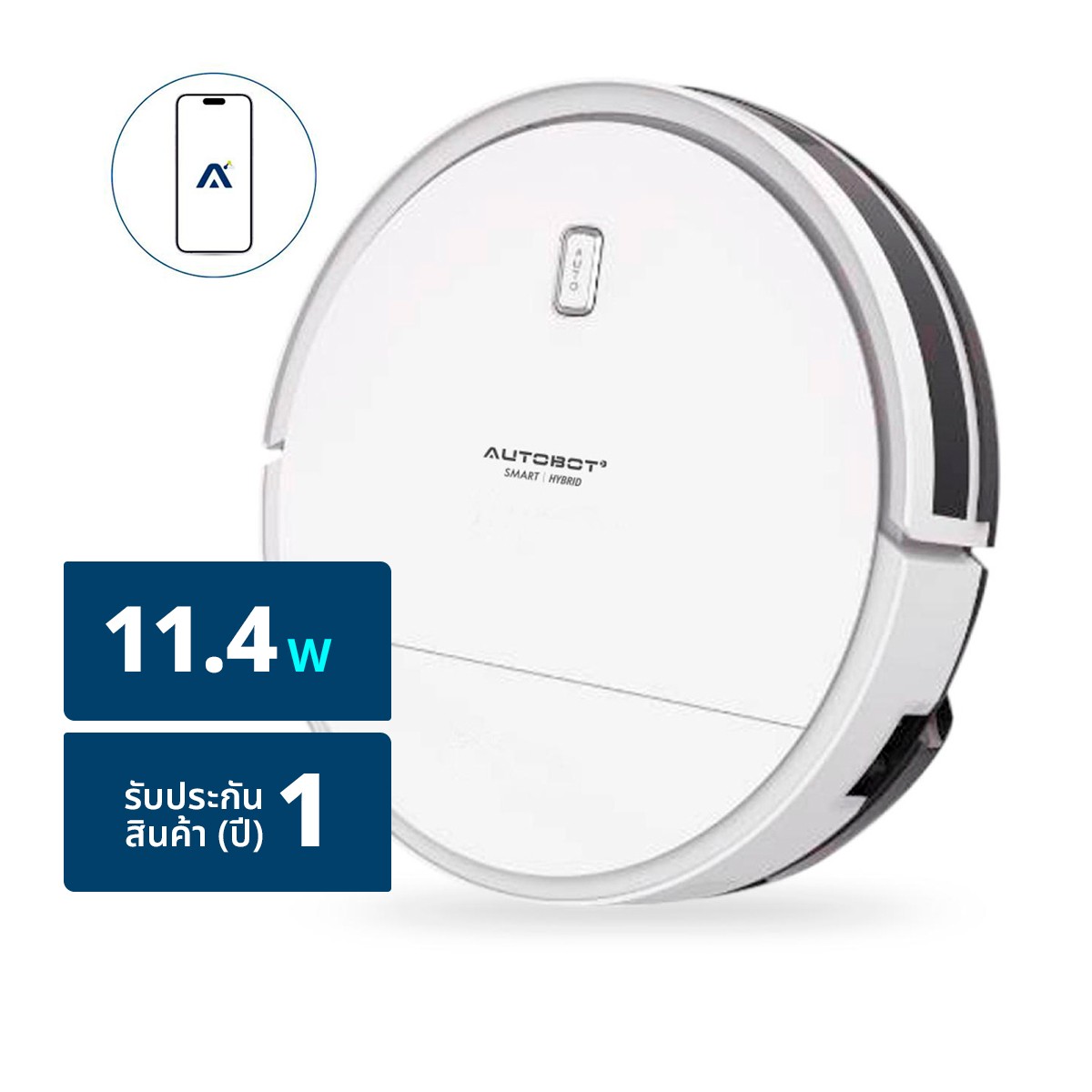 AUTOBOT Robot Vacuum Cleaners Model Smart Hybrid White Colour