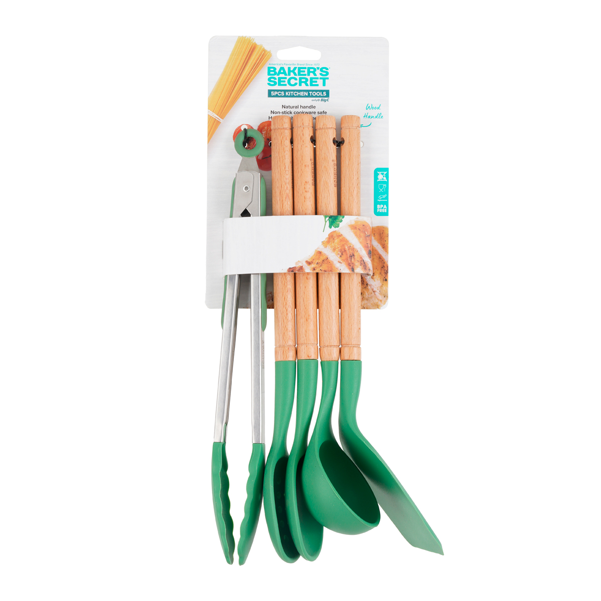 BAKER'S SECRET 5 pcs. Kitchen Tool Set