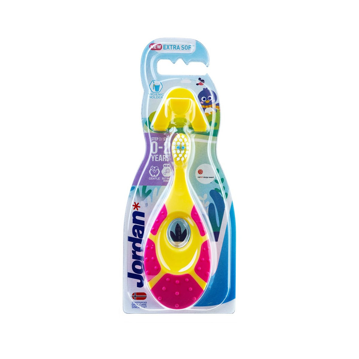 JORDAN Kids Step 1 Toothbrush for Kids 0-2 Years