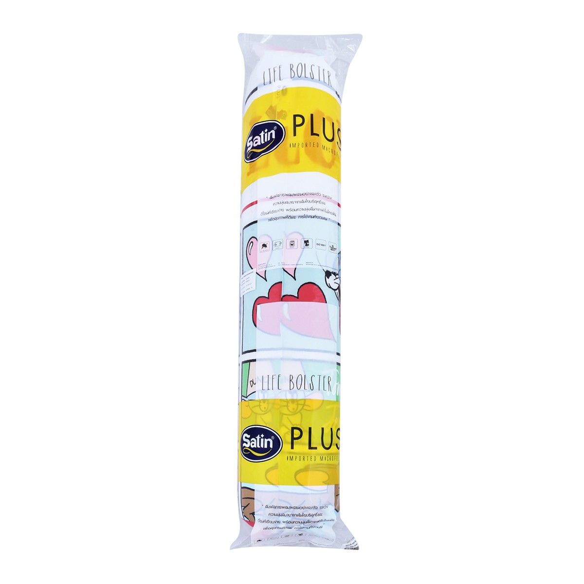 SATIN Plus Bolster Tom Jerry Model. PL031 Size 14" x 42"