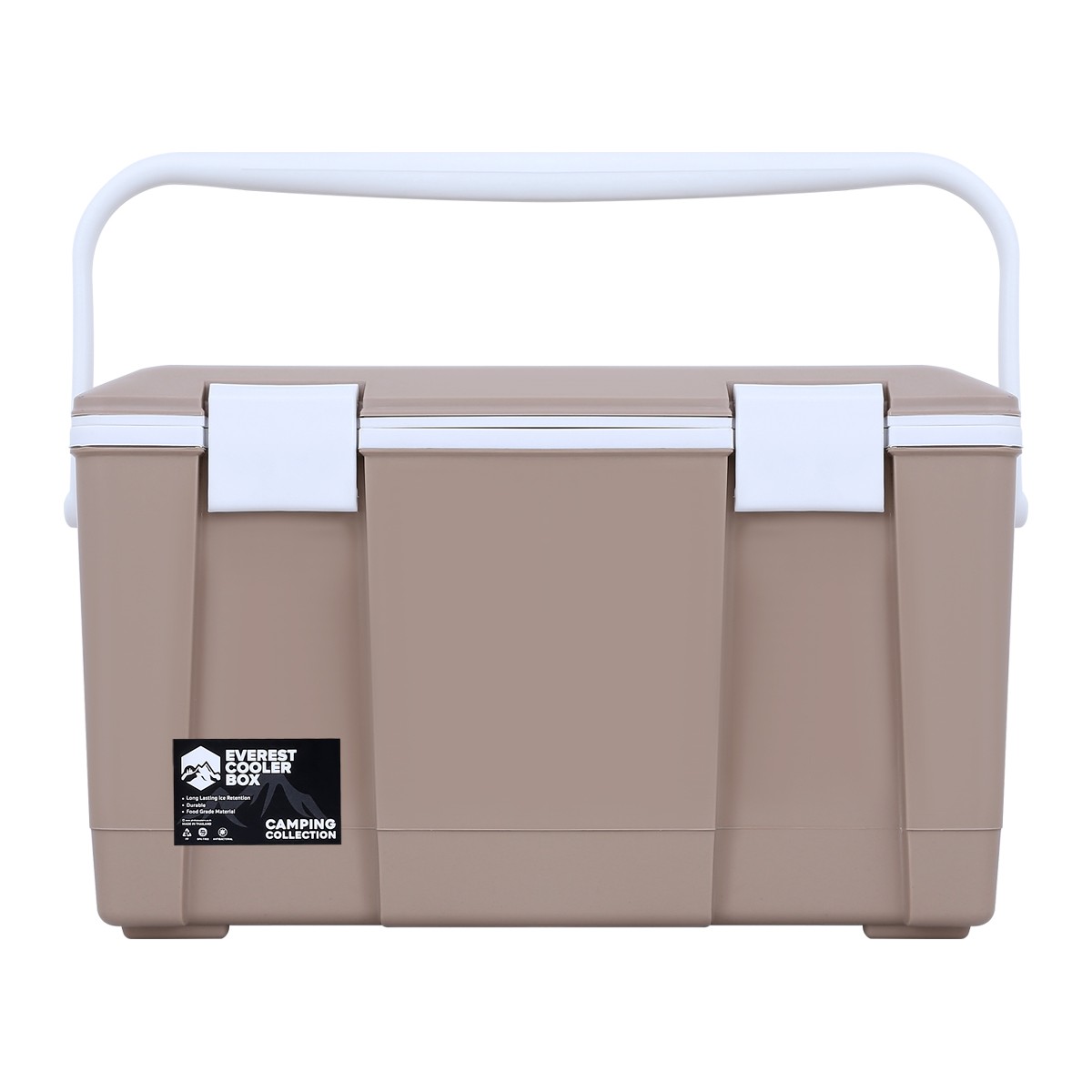EVEREST COOLER BOX Camping Collection Model. 2520 Size 20L. Beige Colour