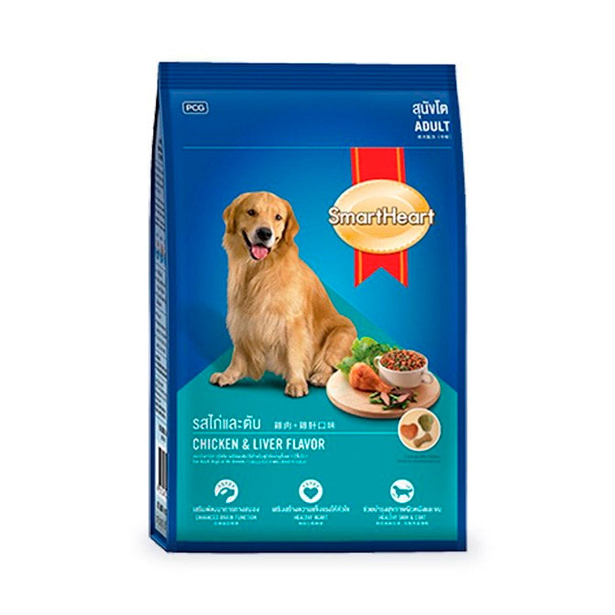 Smart Heart Dog Food Chicken & Liver Flavor 10 KG.