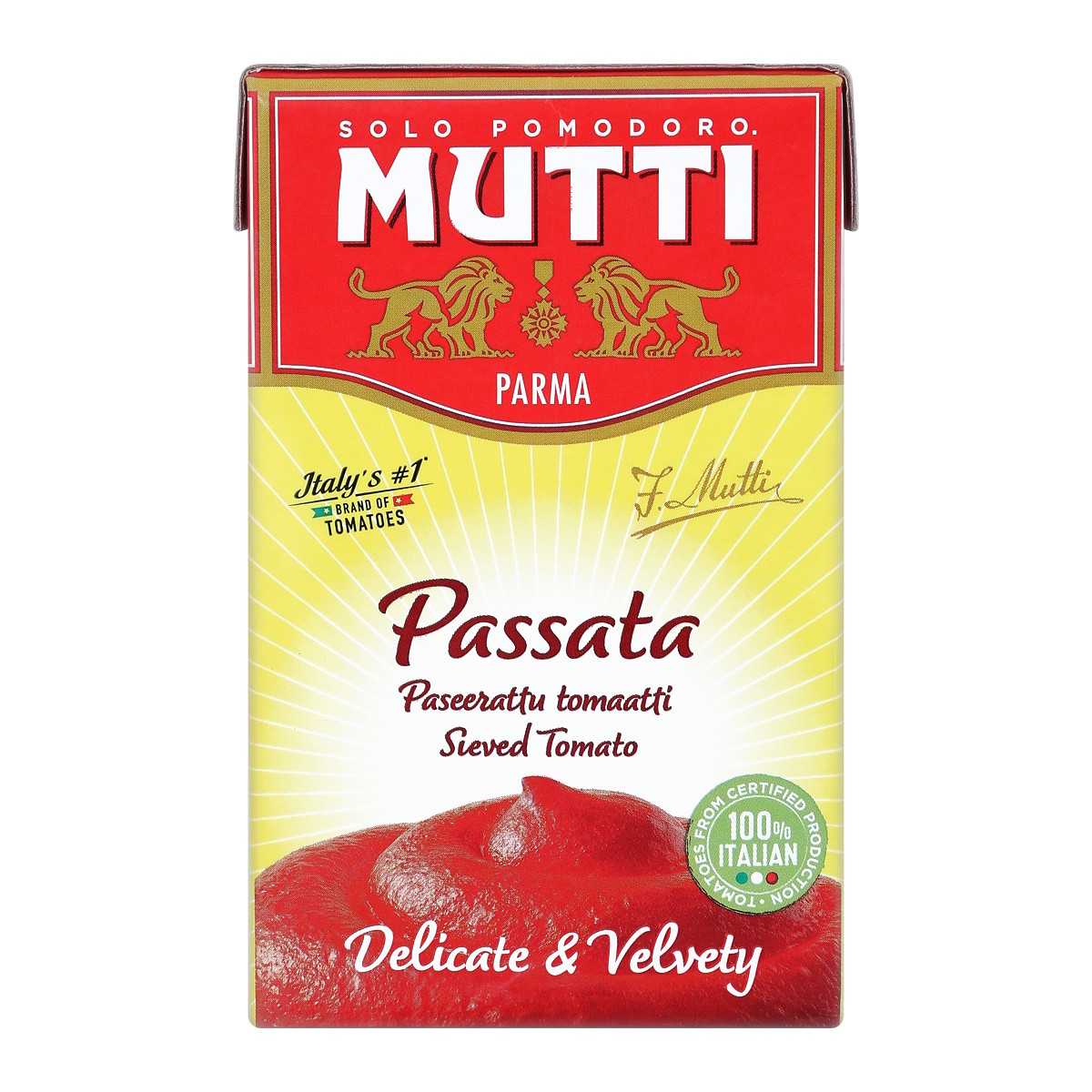 Mutti Passata Tomato Puree 500 G