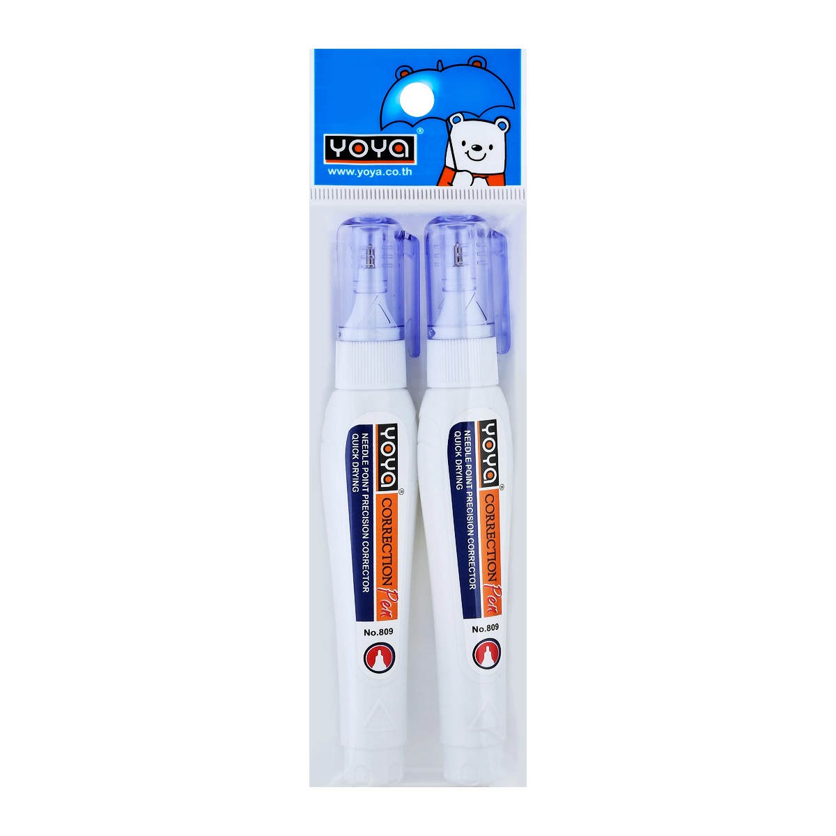 YOYA Correcting Pen Yoya 813 Twin Pack Capacity Size 8 Ml. And 5 Ml. Head Of Pen Size 0.2 Mm.