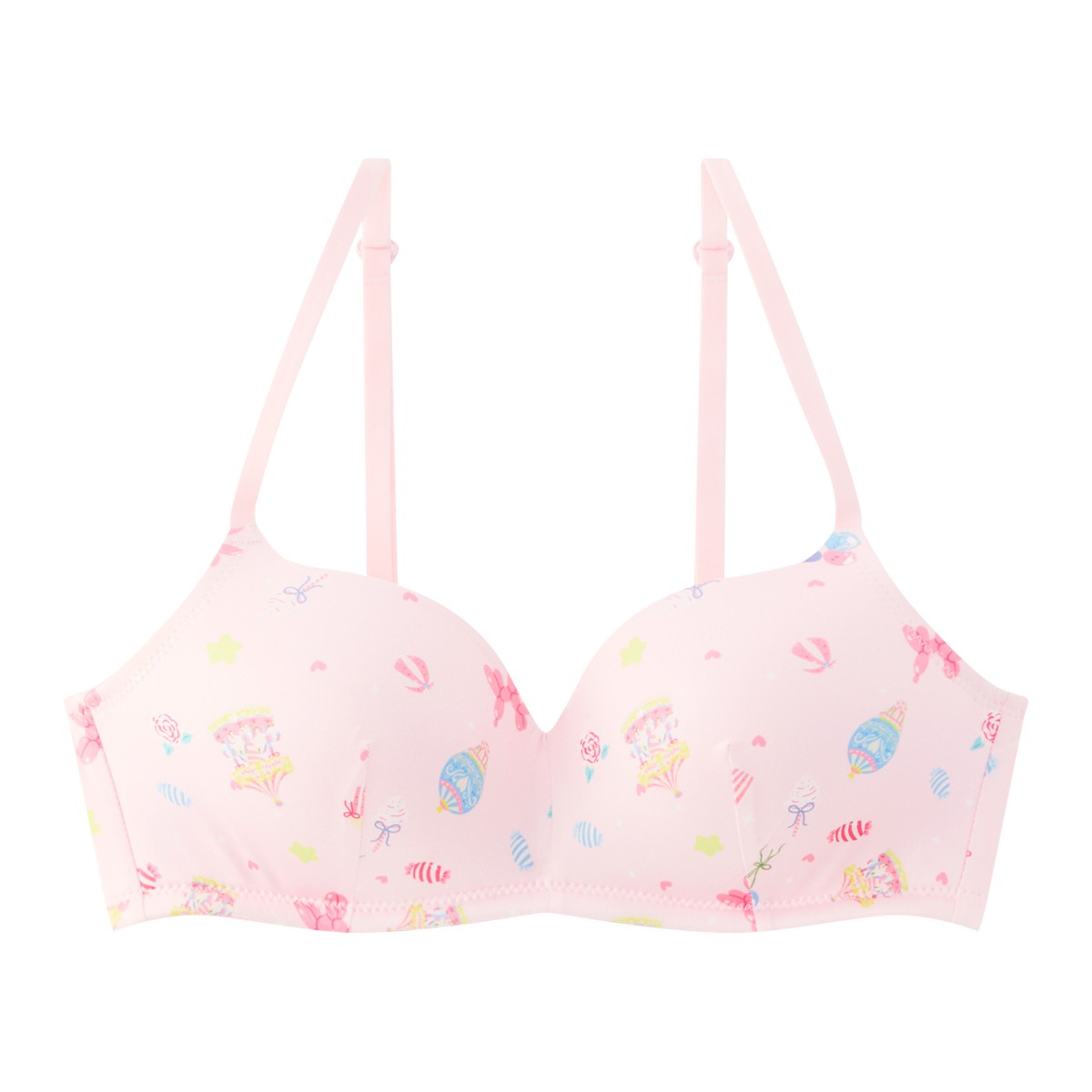 BESICO Seamless Bra 3/4 Cup Model. FSMN26Q1LN013 Pink Color