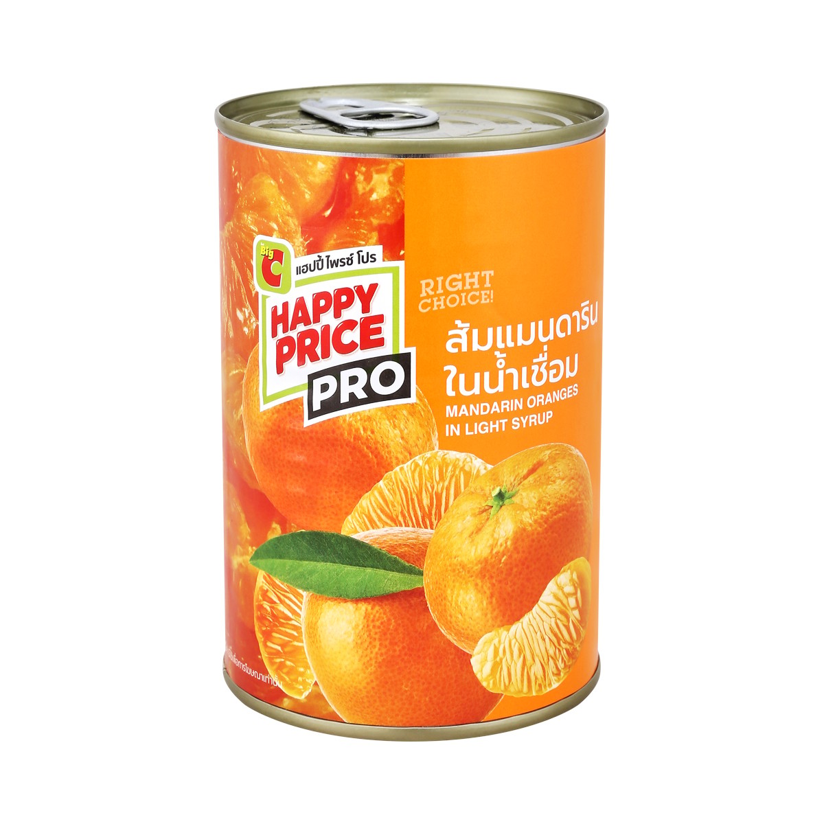 BIG C HAPPY PRICE PRO Mandarin Oranges in Light Syrup 425 g.