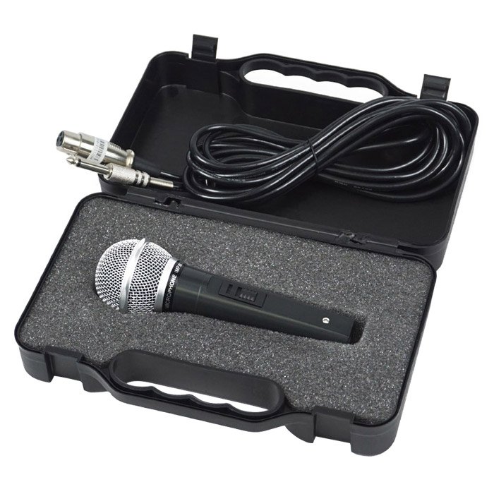 SHERMAN Wired Dynamic Microphone Model MIC-111 Black