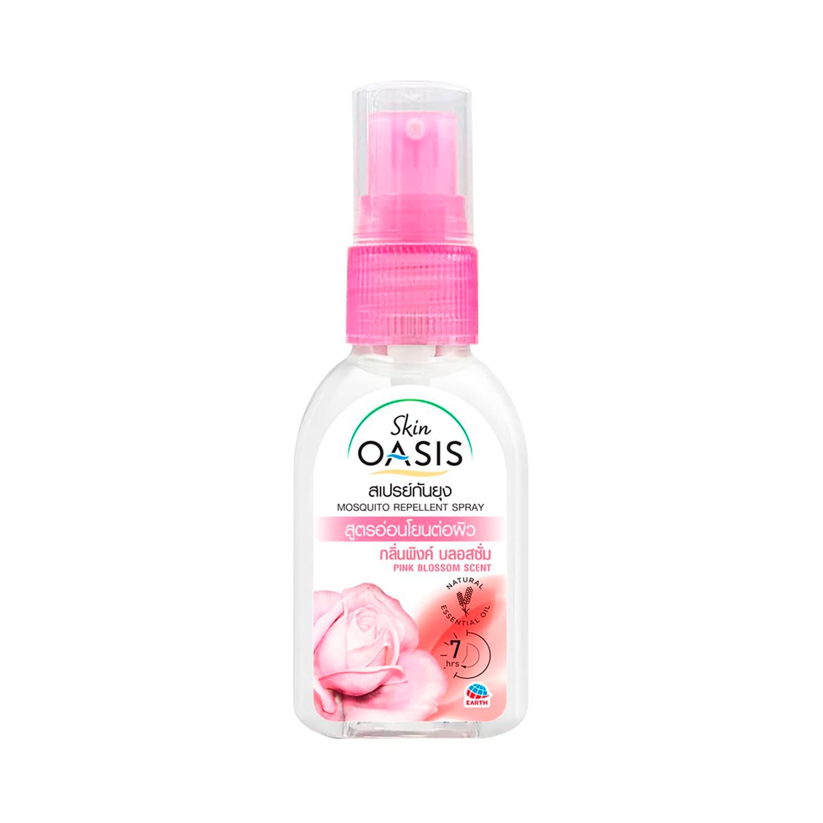 OASIS Skin Mosquito Repellent Spray Pink Blossom 30 ml.