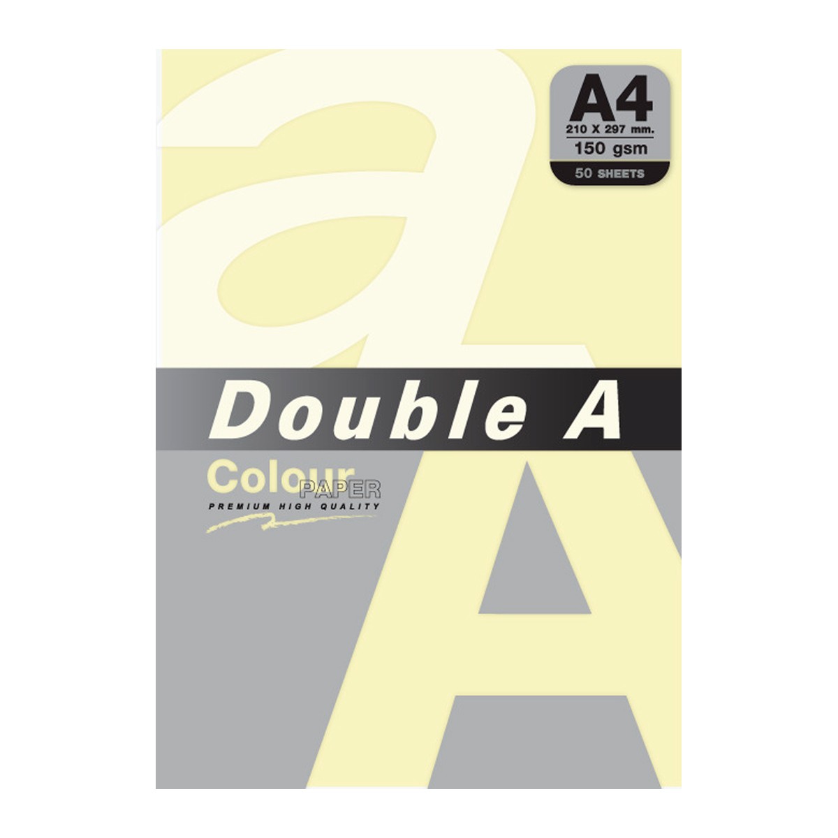 DOUBLE A Card Paper 150 Gram 50 Sheets Assorted Colors