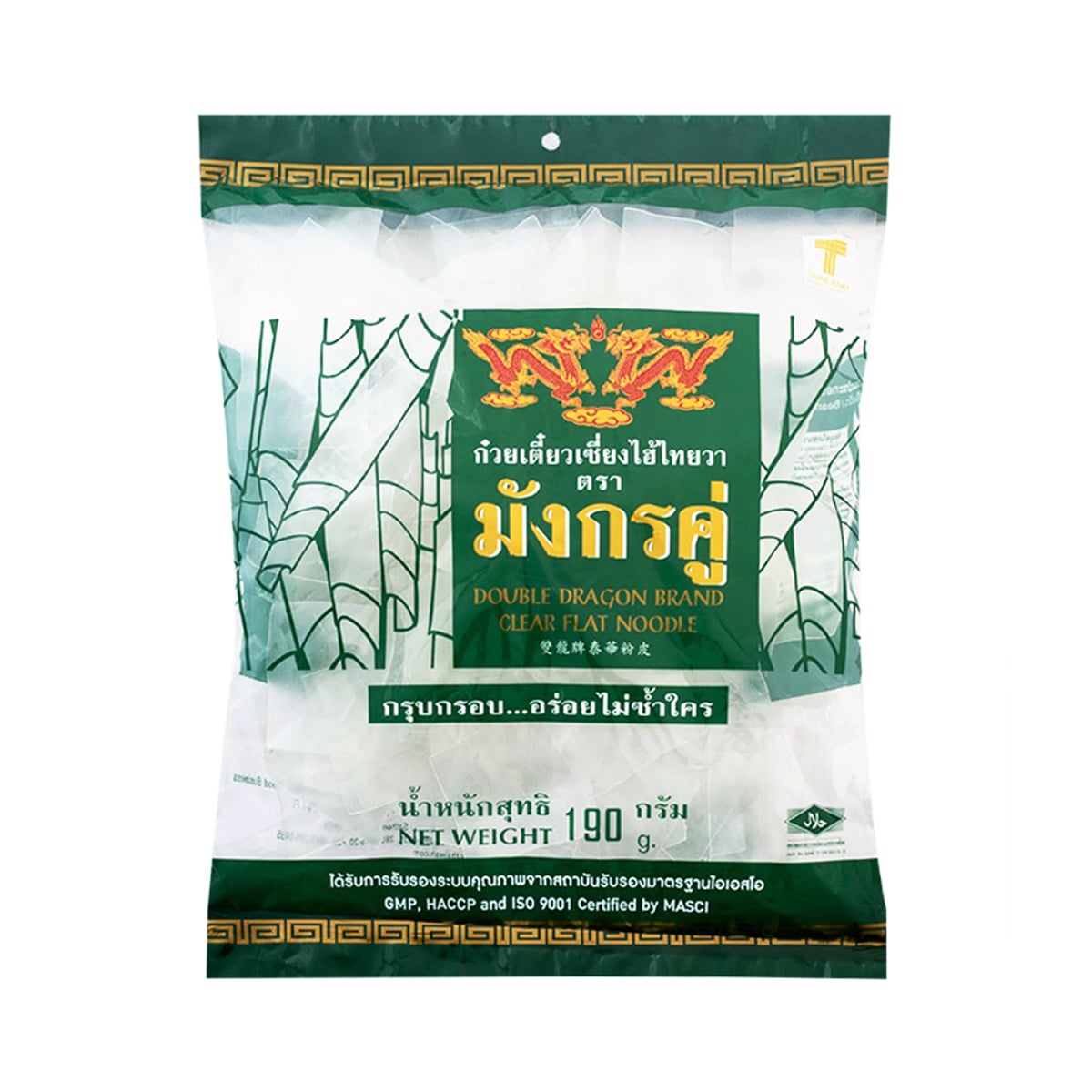มังกรคู่ ก๋วยเตี๋ยวเซี่ยงไฮ้ไทยวา 190 ก.