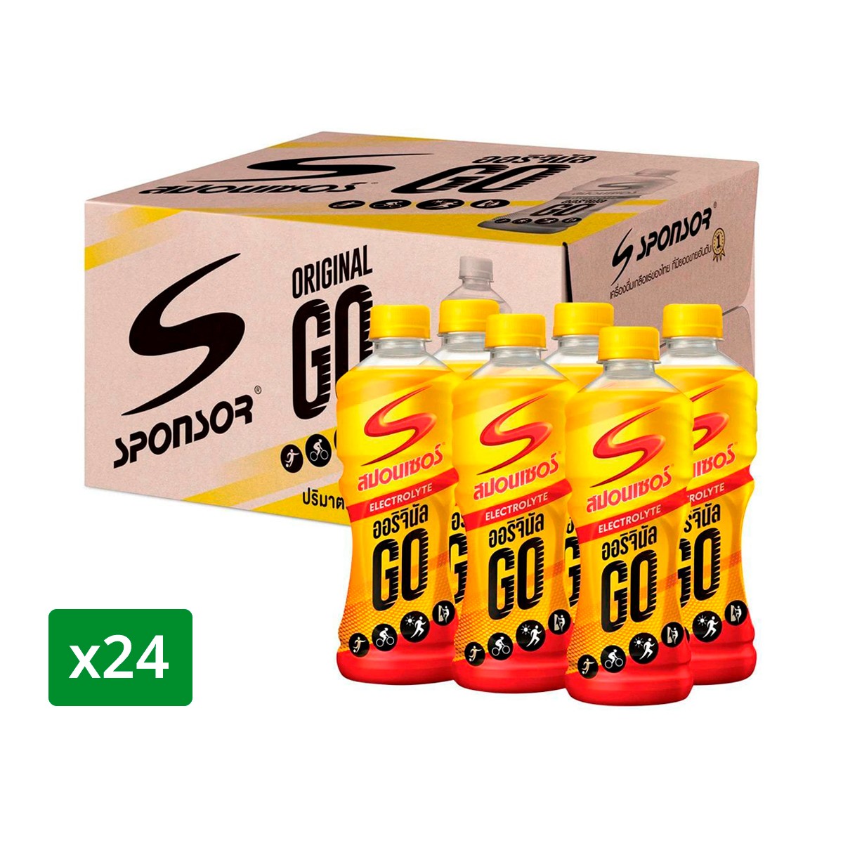 SPONSOR Original Electrolyte Beverage 420 ml. Pack 24