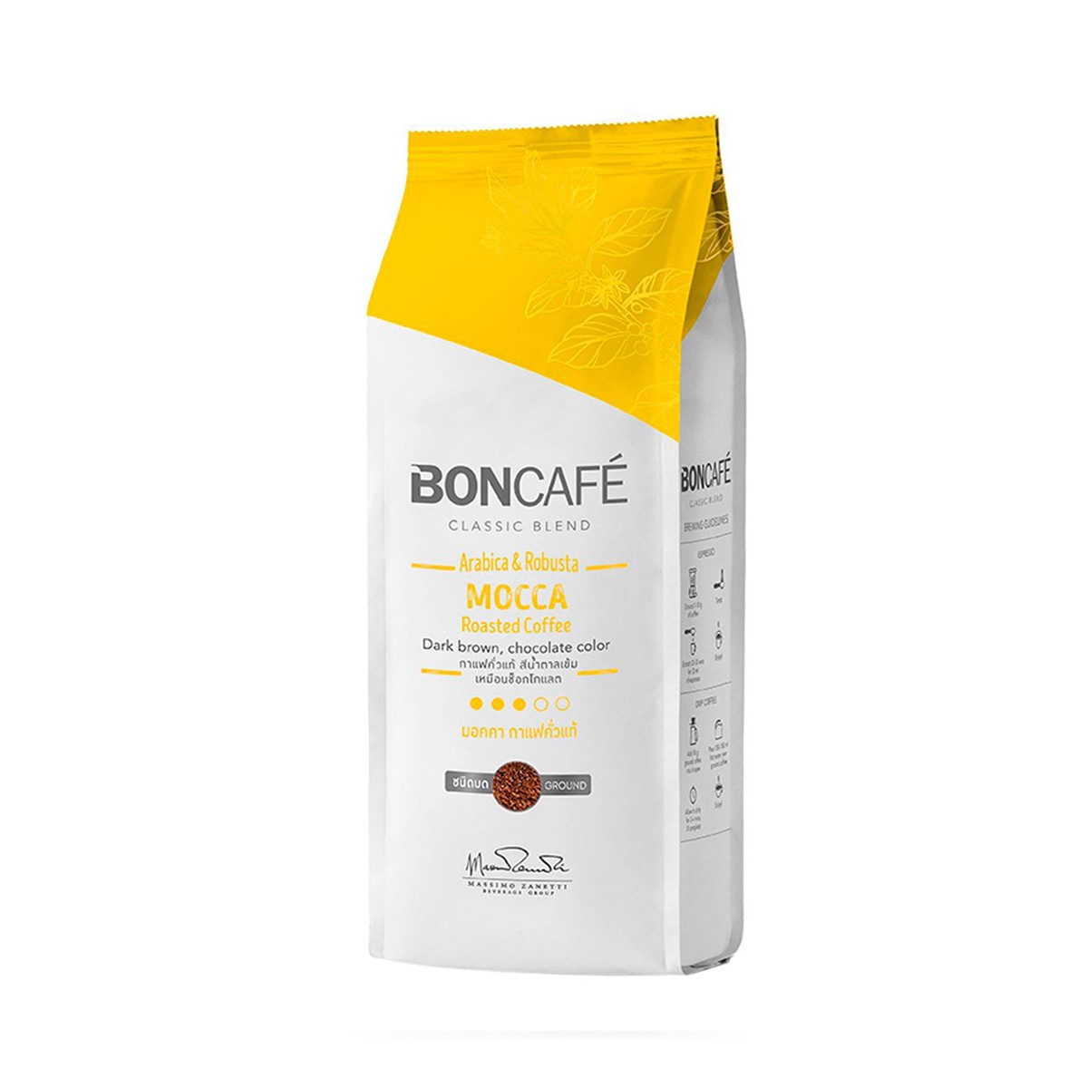 BONCAFE Classic Blend Mocca Roasted Coffee 250 g.