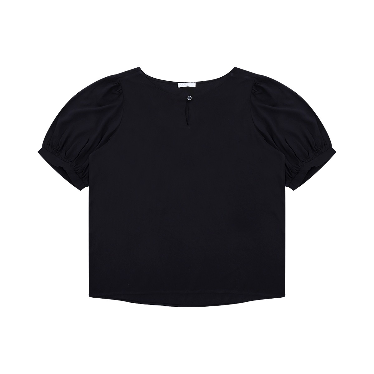 BESICO Women's Boat Neck Shirt Model. FSTN25Q4LW034 Black Color