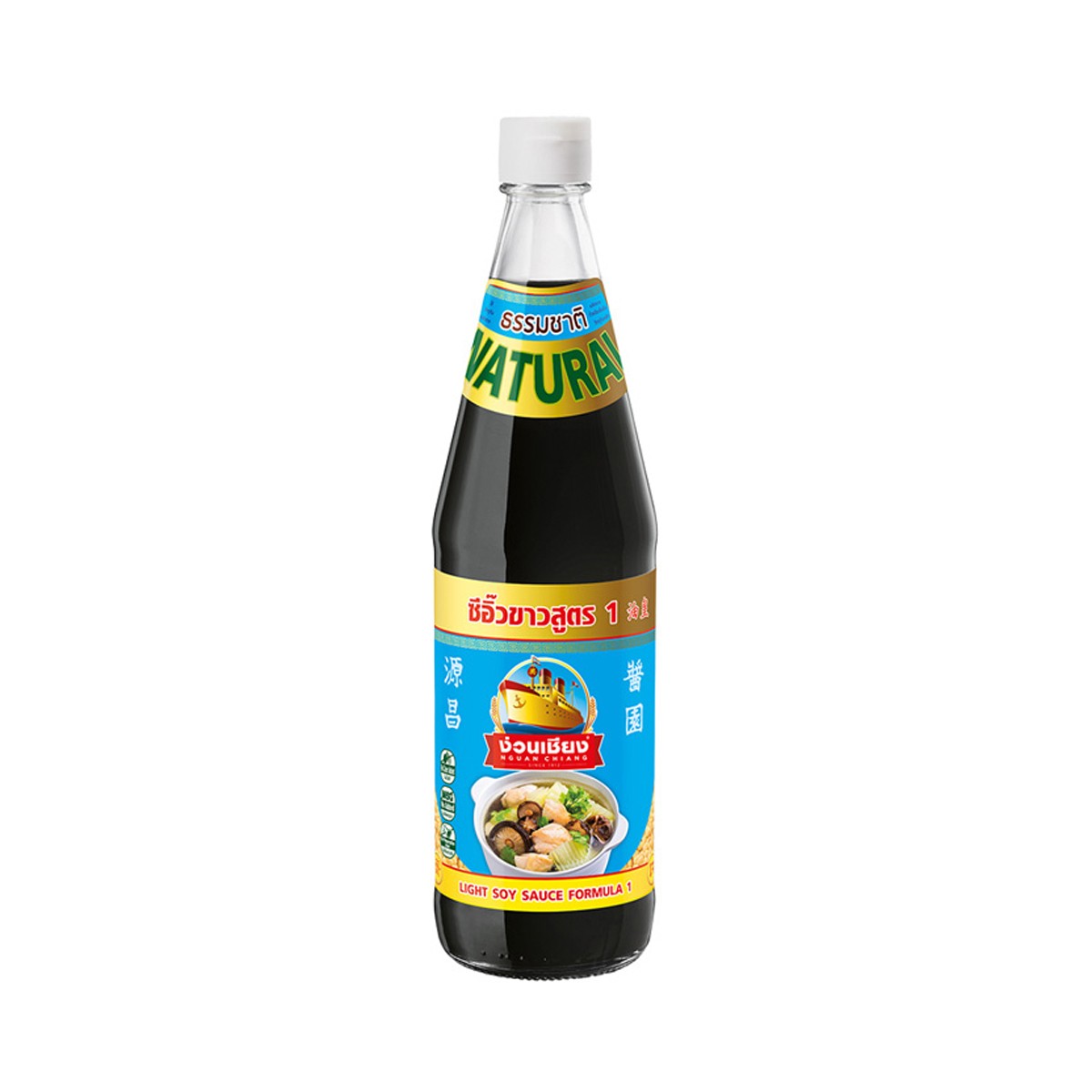 NGUAN CHIANG Light Soy Sauce Formula 1 700 ml.
