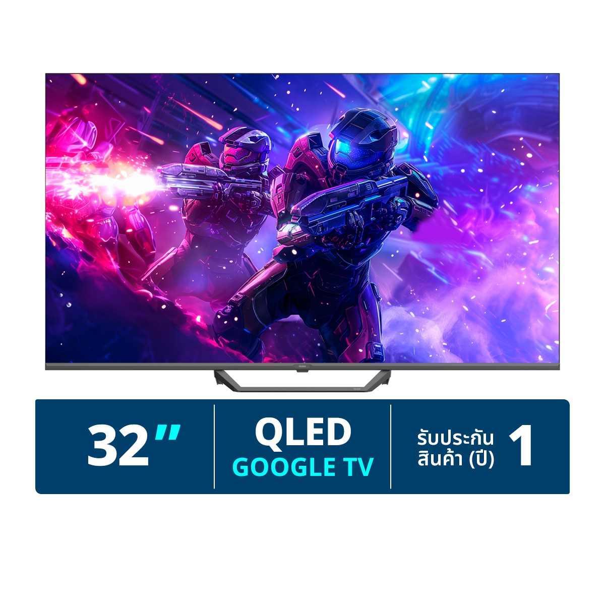 HAIER Full HD QLED TV Model H32S80EFX GG 32" Color Black