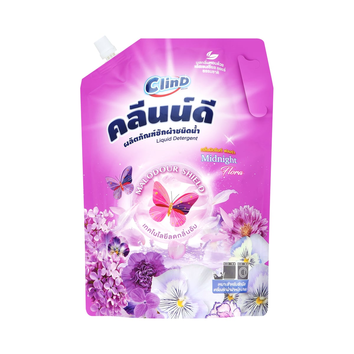 CLIND Midnight Flora Regular Liquid Detergent 1250 ml.
