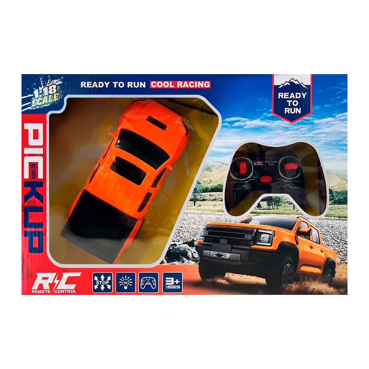 1:18 Scale Pickup Car Remote Control No. M005 Assorted Color