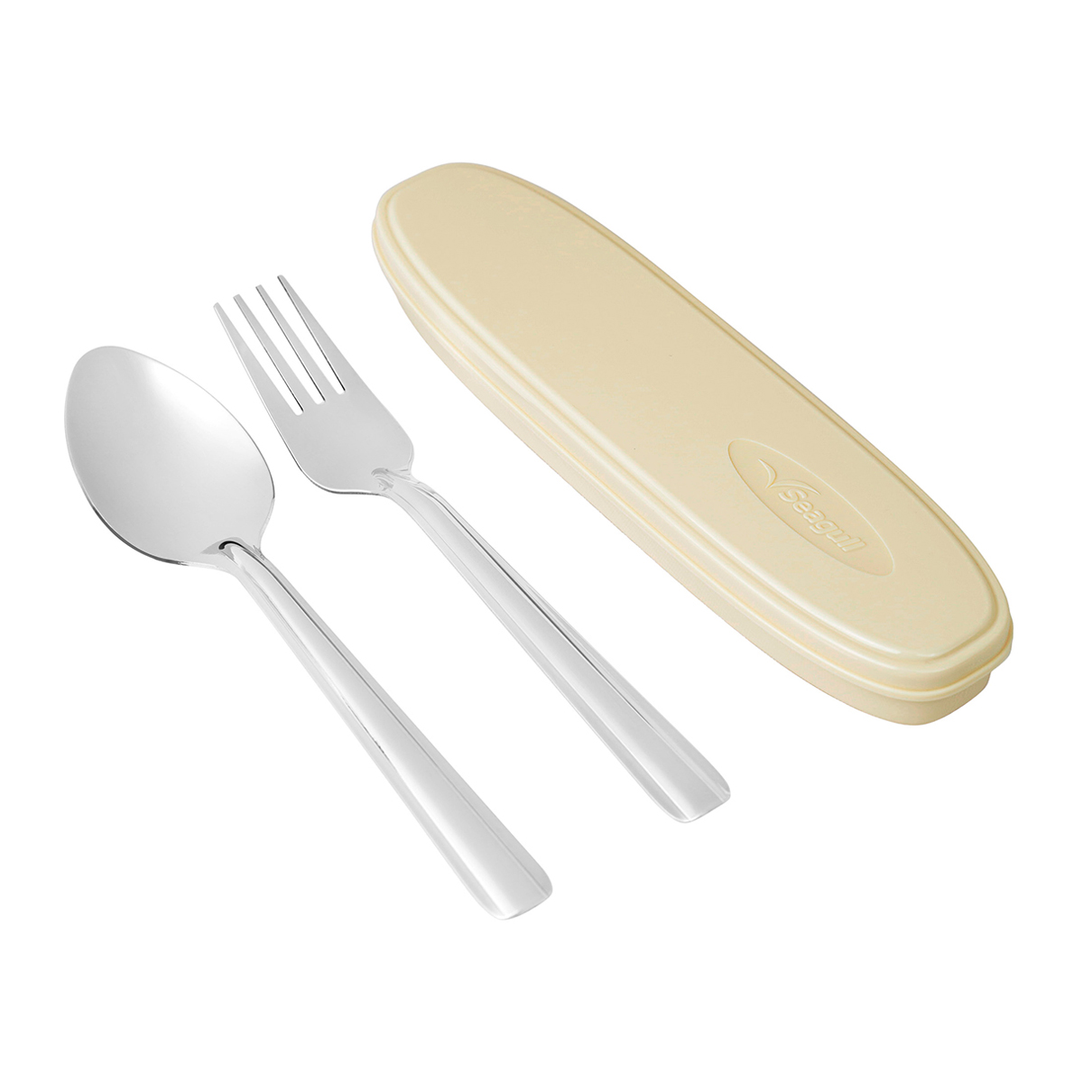 SEAGULL Khao-Thai Portable Cutlery Set Cream Color