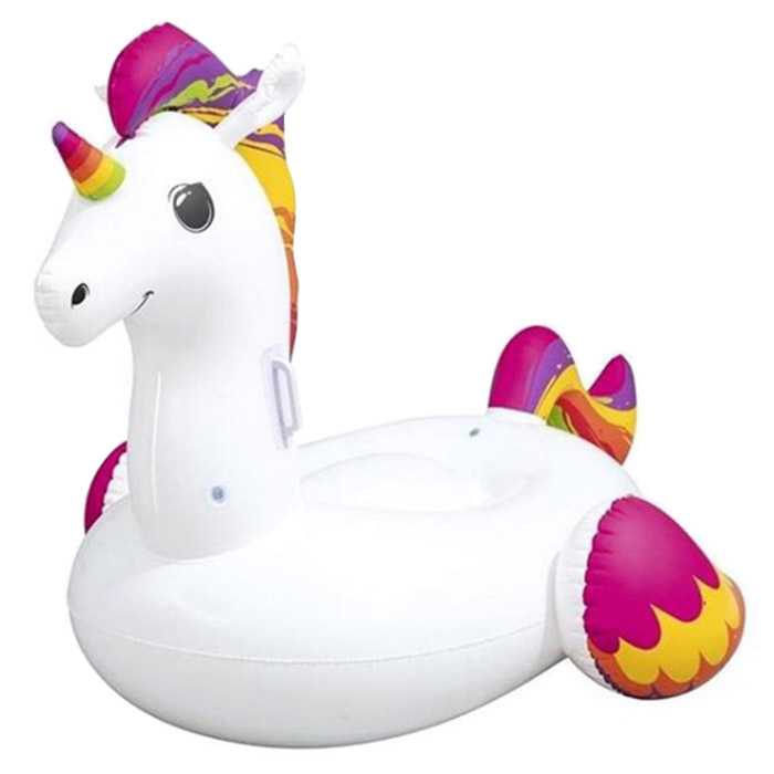 BEST WAY Inflatable Unicorn Ride-On Pool Float Model BW-41114 Size 1.47 x 1.15 m.