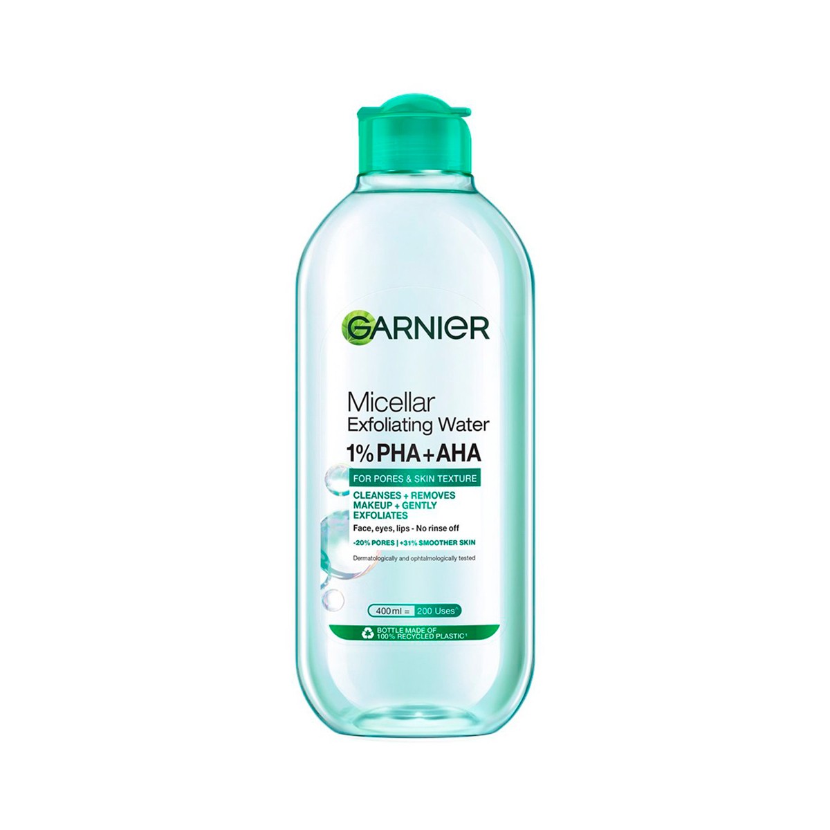 GARNIER Micellar Exfoliating Water For Pores & Skin Texture 400 ml.