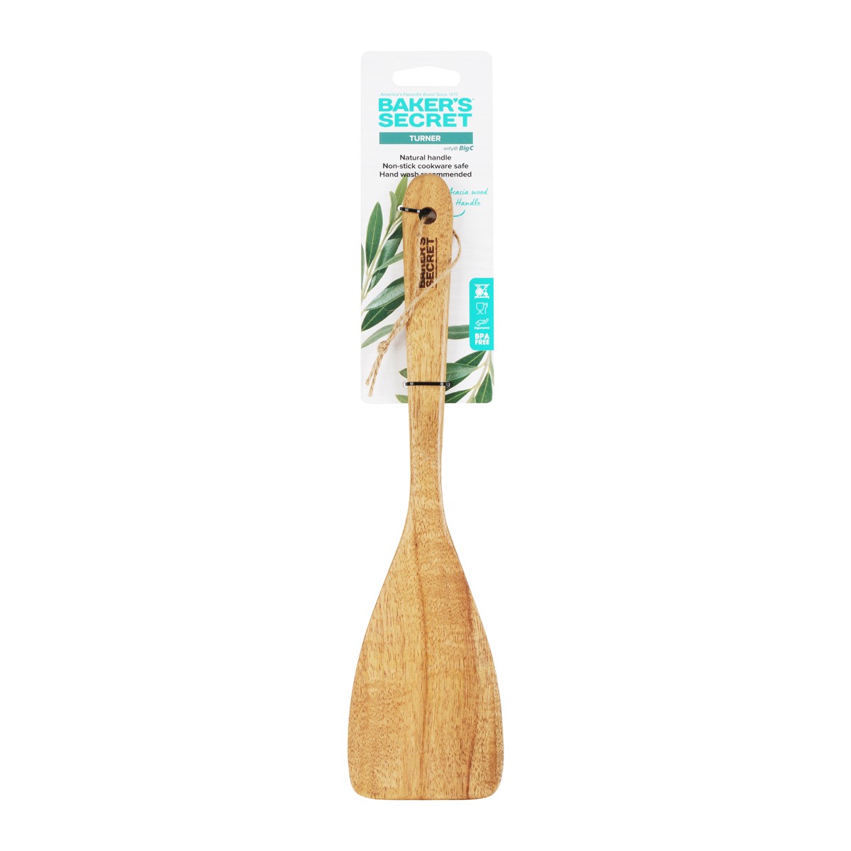 BAKER'S SECRET Wooden Turner 33 cm.