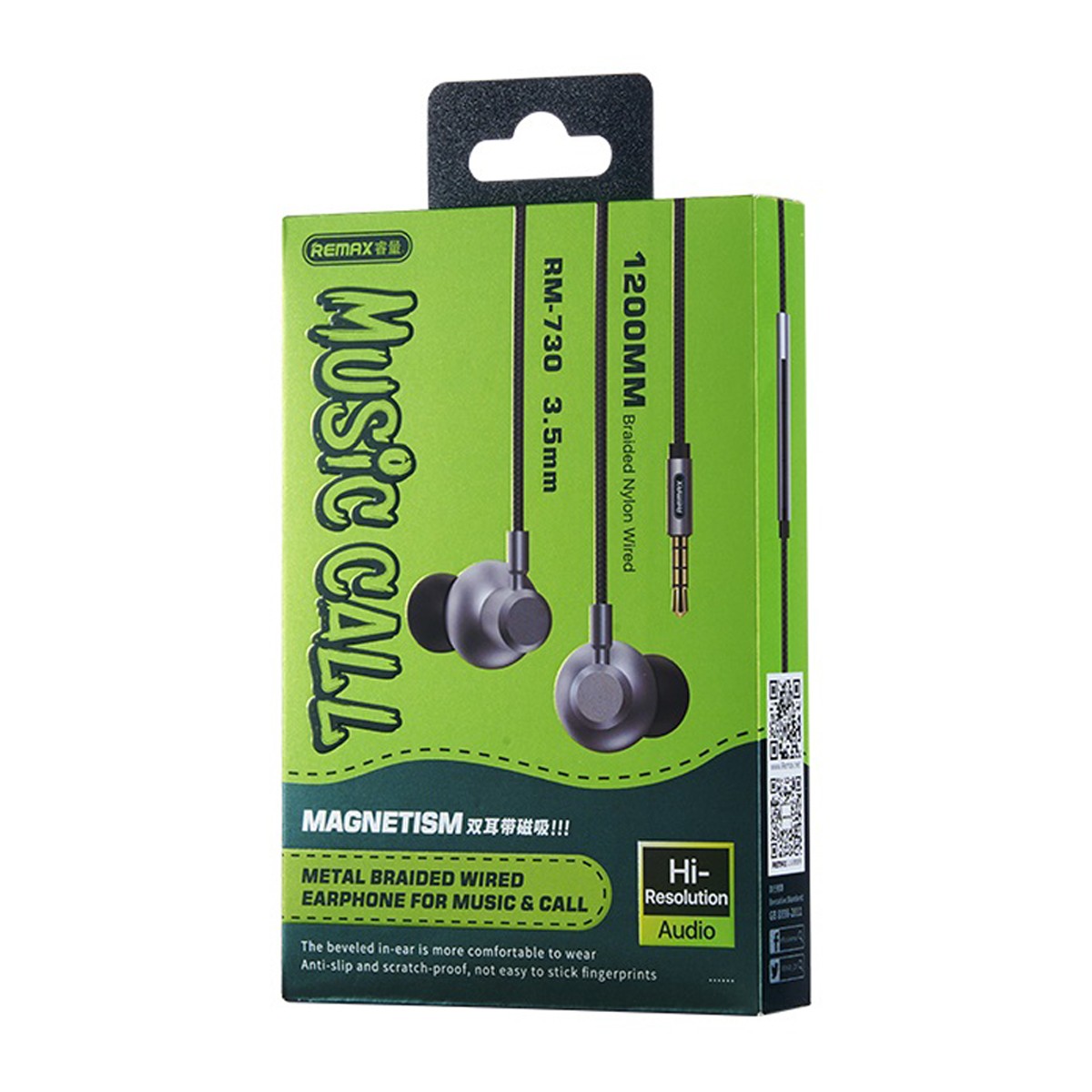 REMAX Small Talk Jack 3.5 mm. Model. RM-730 Assorted Colour