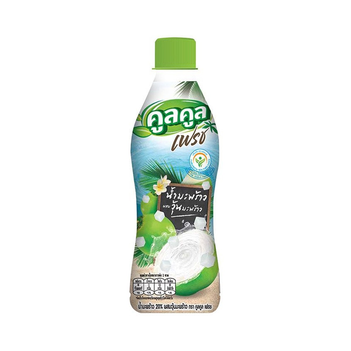 KOOL KOOL FRESH 20% Coconut Juice with Nata de Coco 280 ml.
