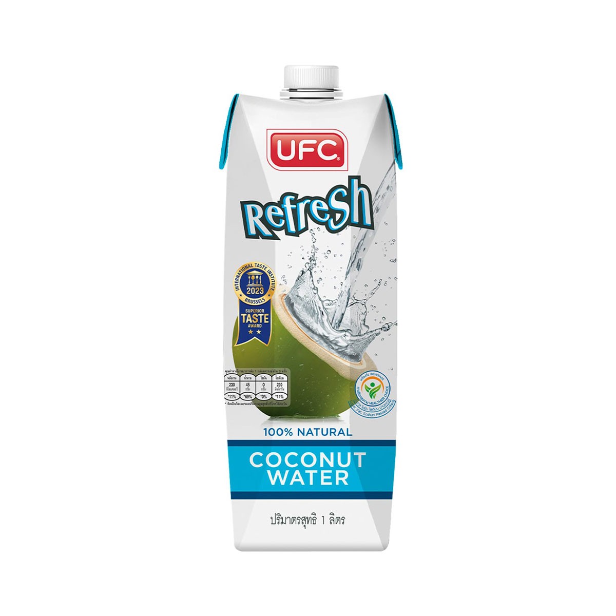 UFC Refresh 100% Coconut Water 1 L.
