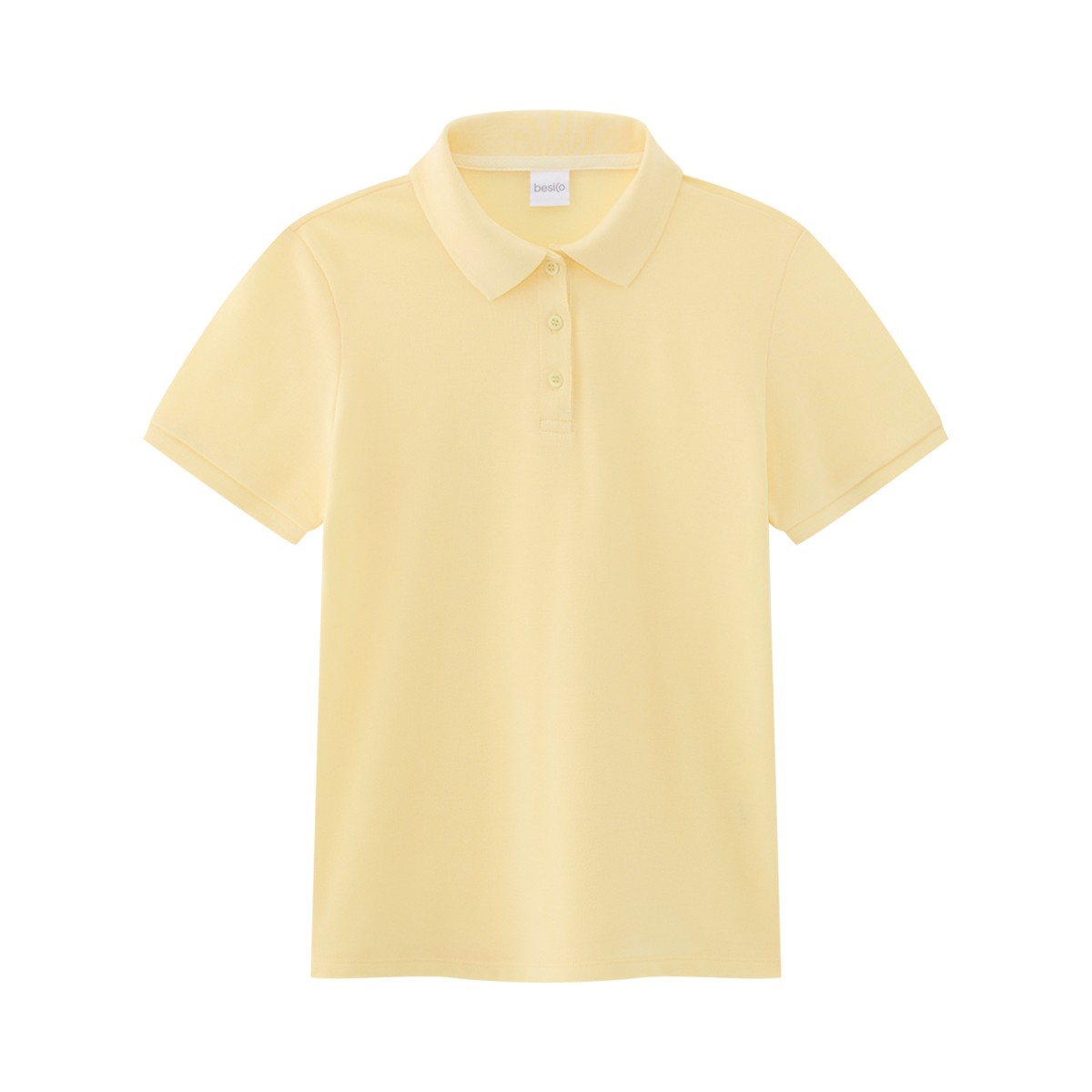BESICO Women's Polo Shirt Yellow
