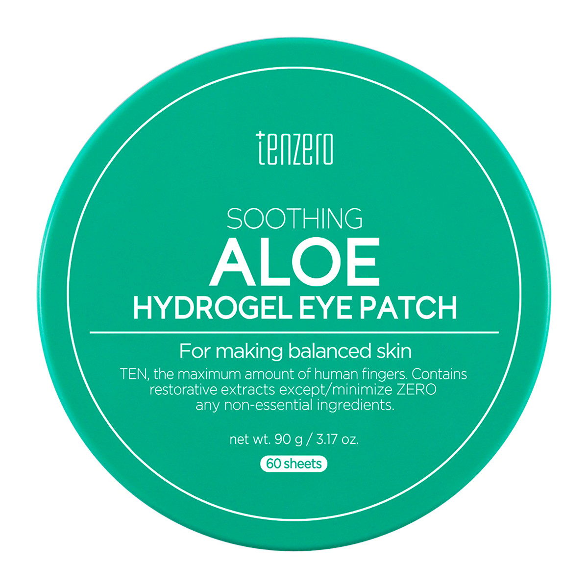 TENZERO Soothing Aloe Hydrogel Eye Patch 90 g.