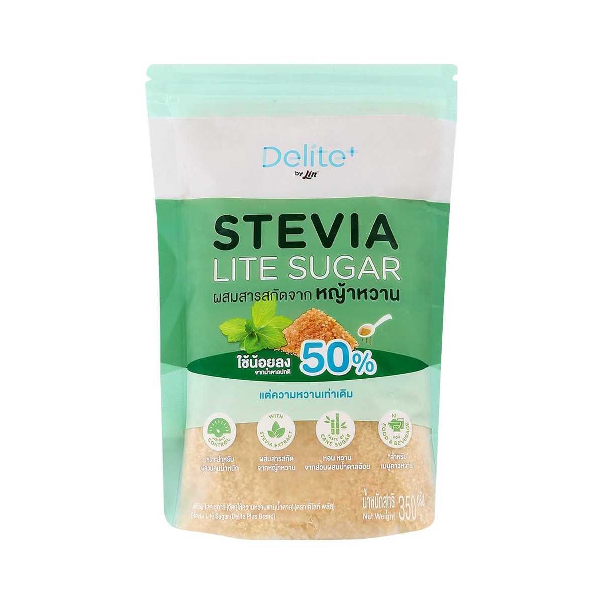 LIN Delite+ Stevia Lite Sugar 350 g.