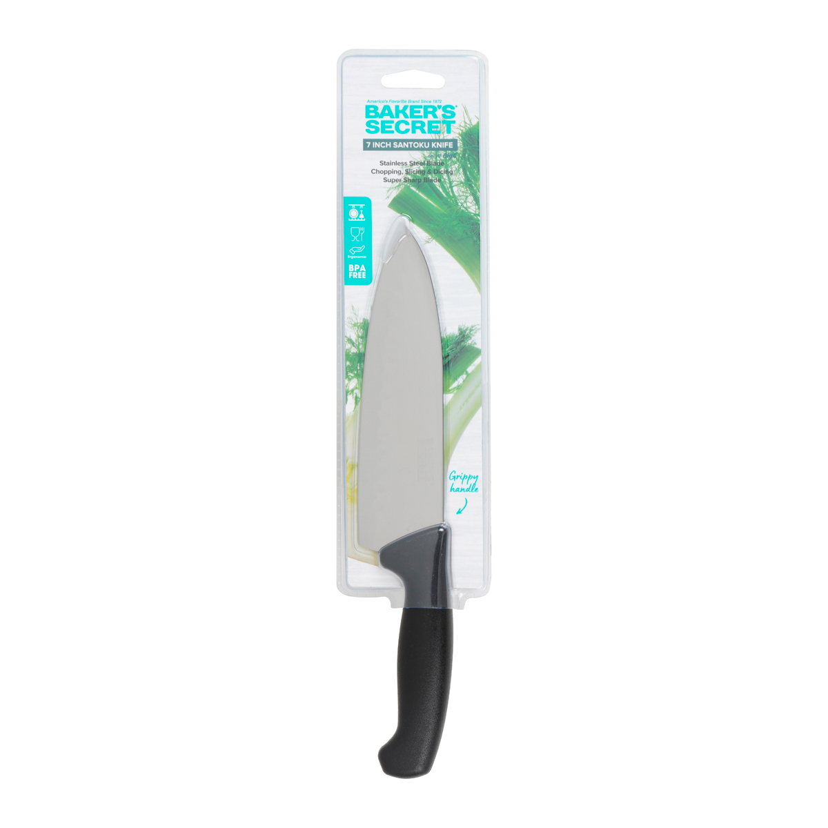 BAKER'S SECRET 7" Santoku Knife