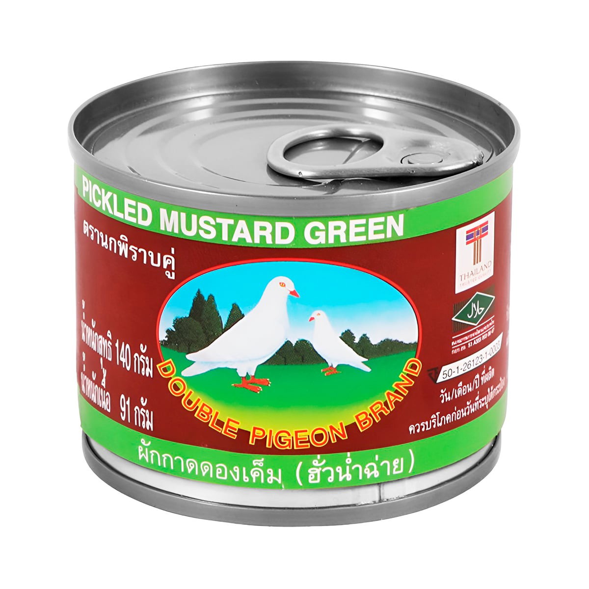 Pigeon Brand Pickled Lettuce Can 140 g.