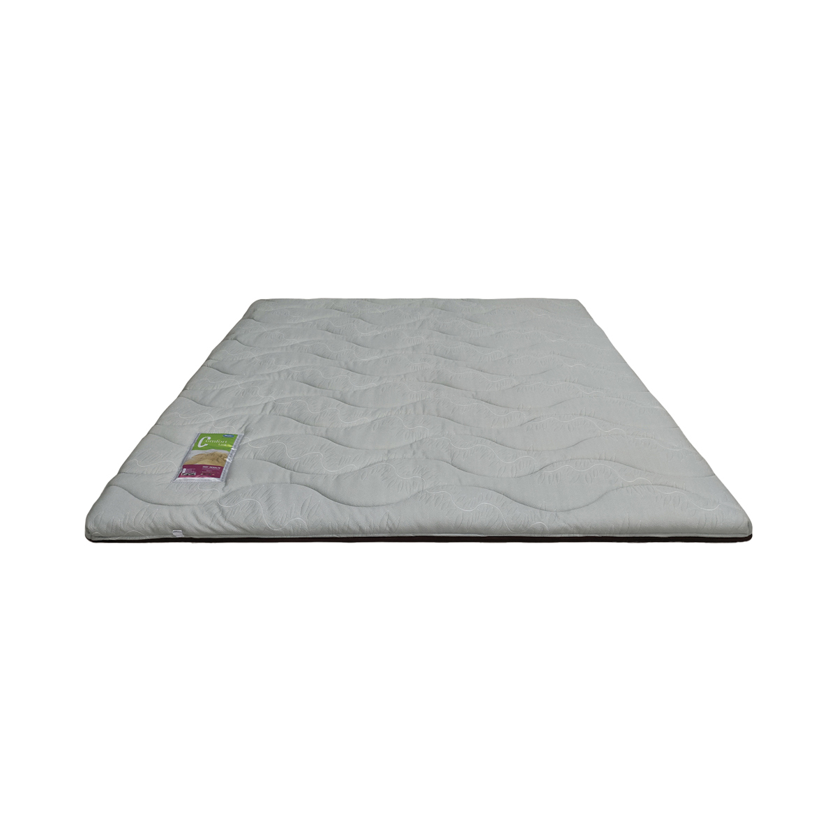 SATIN Topper Comfort Link 6 ft. 2" thick Grey