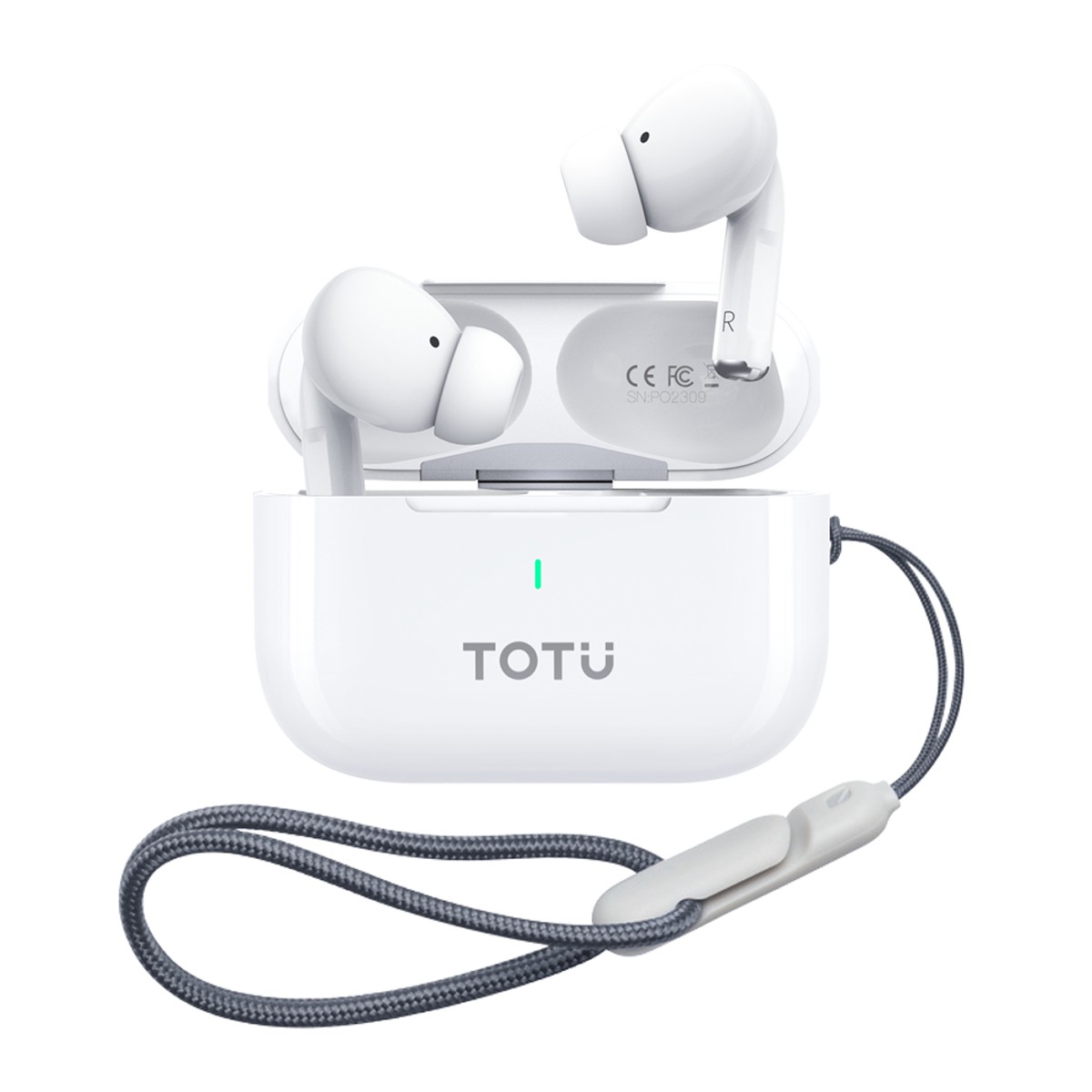 TOTU TWS Wireless Earphones Model. BE-18-TWS White Colour