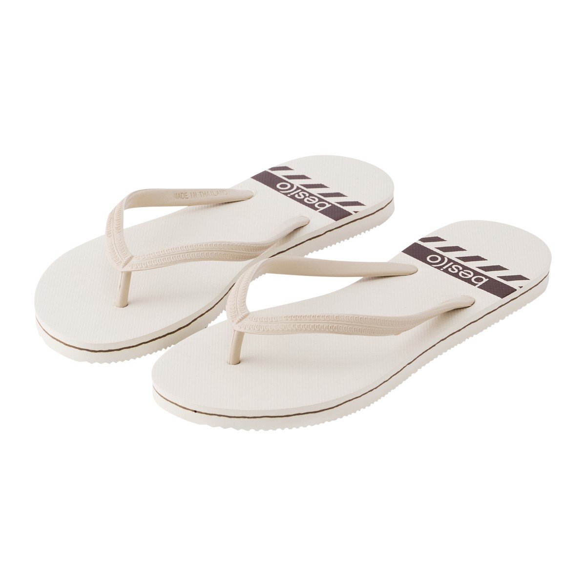 BESICO Flip Flops Model. BS3323 Beige Color