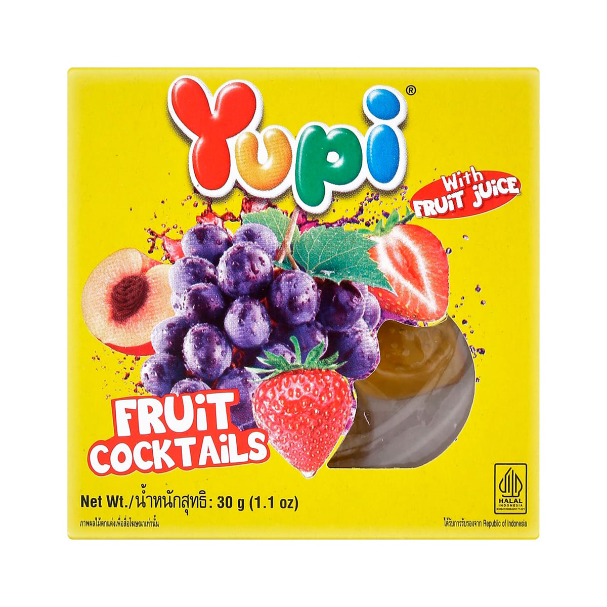YUPI Gummy Fruit Cocktails 30 g.