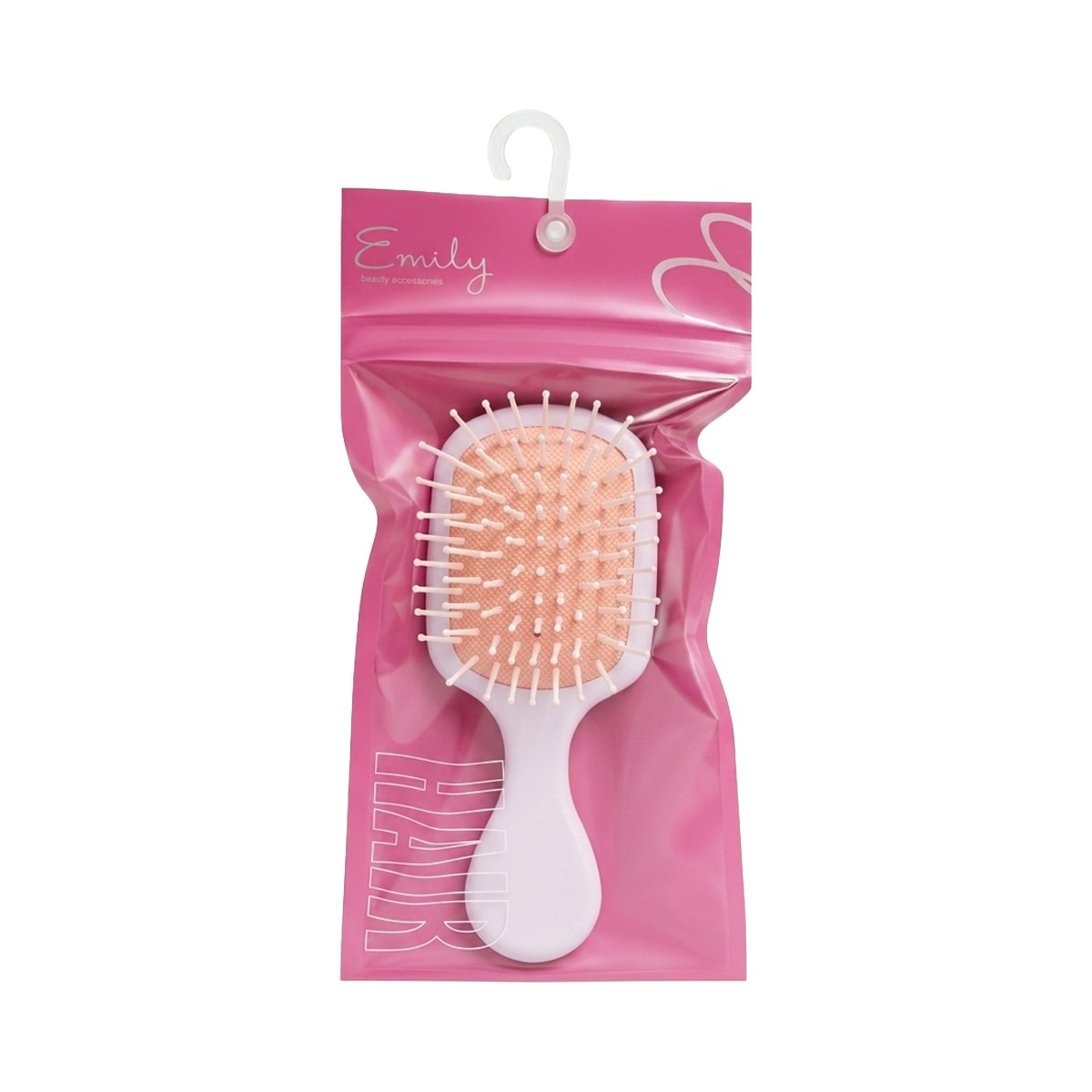 EMILY Portable Hairbrush Purple