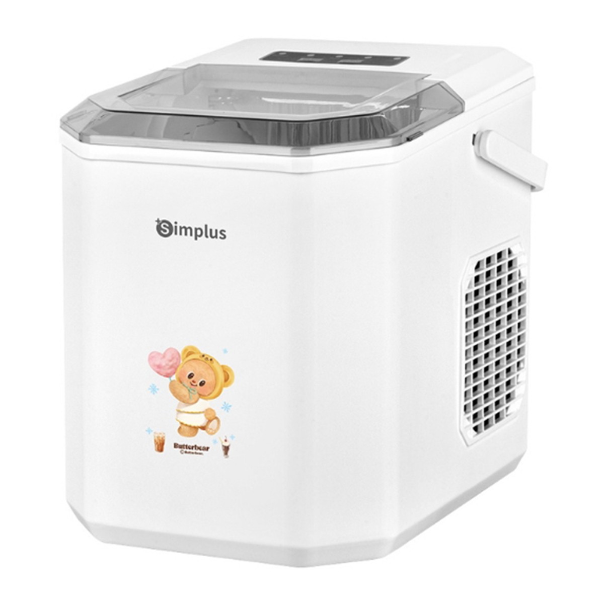 SIMPLUS x BUTTERBEAR Ice Maker Model ZBJH001WH00-BB Color White