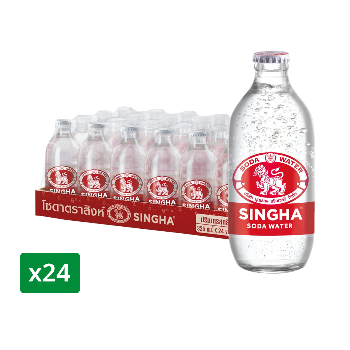 สิงห์ โซดา 325 มล. x 24 ชิ้น