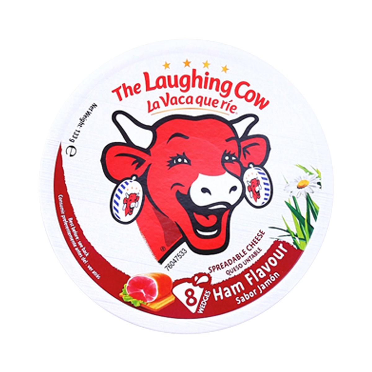 THE LAUGHING COW Cheese Spread Ham Flavor 133 g.