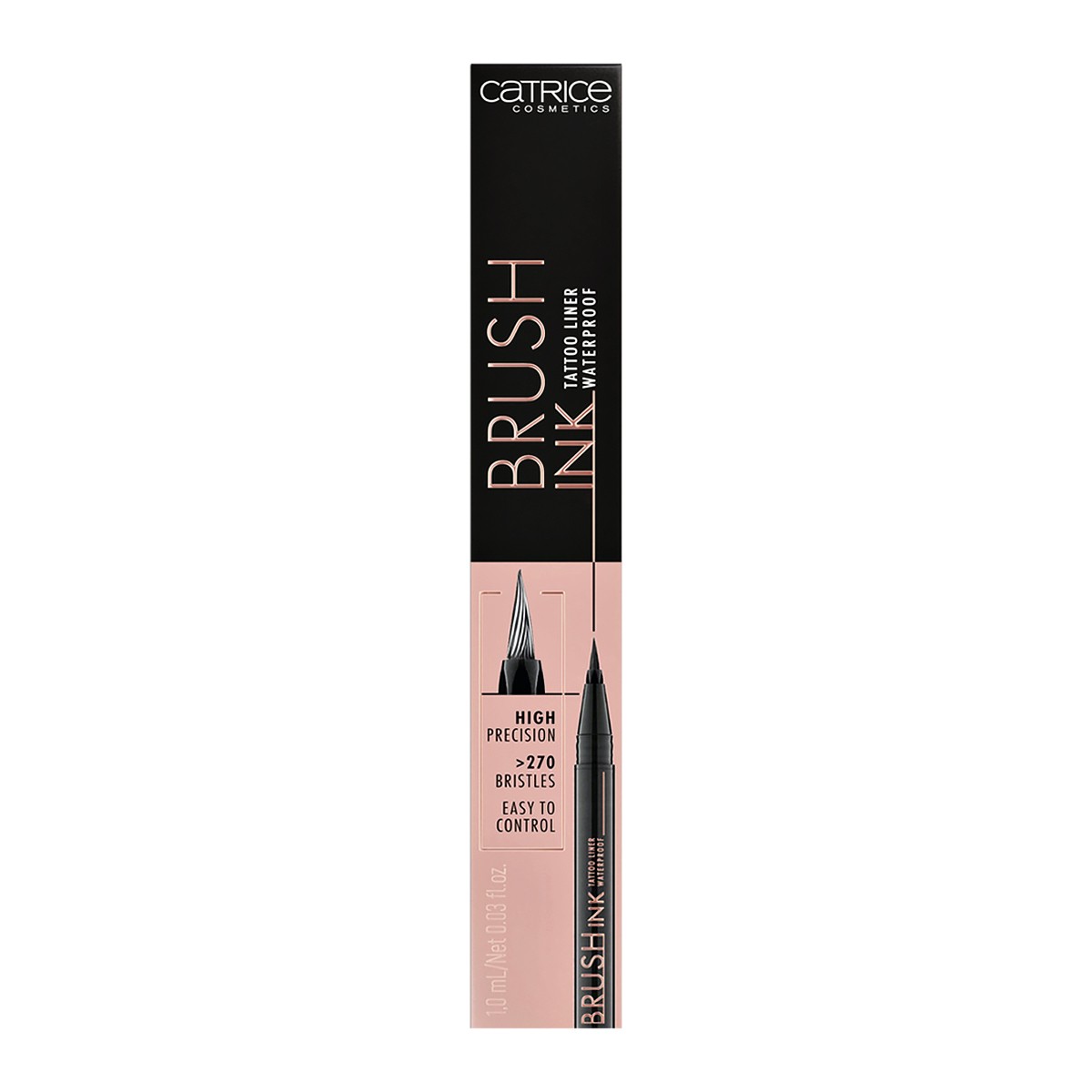 คาทริซ บรัชอิ้งค์แทททูไลเนอร์วอเตอร์พรูฟ สี 010 Black Waterproof 1 มล.