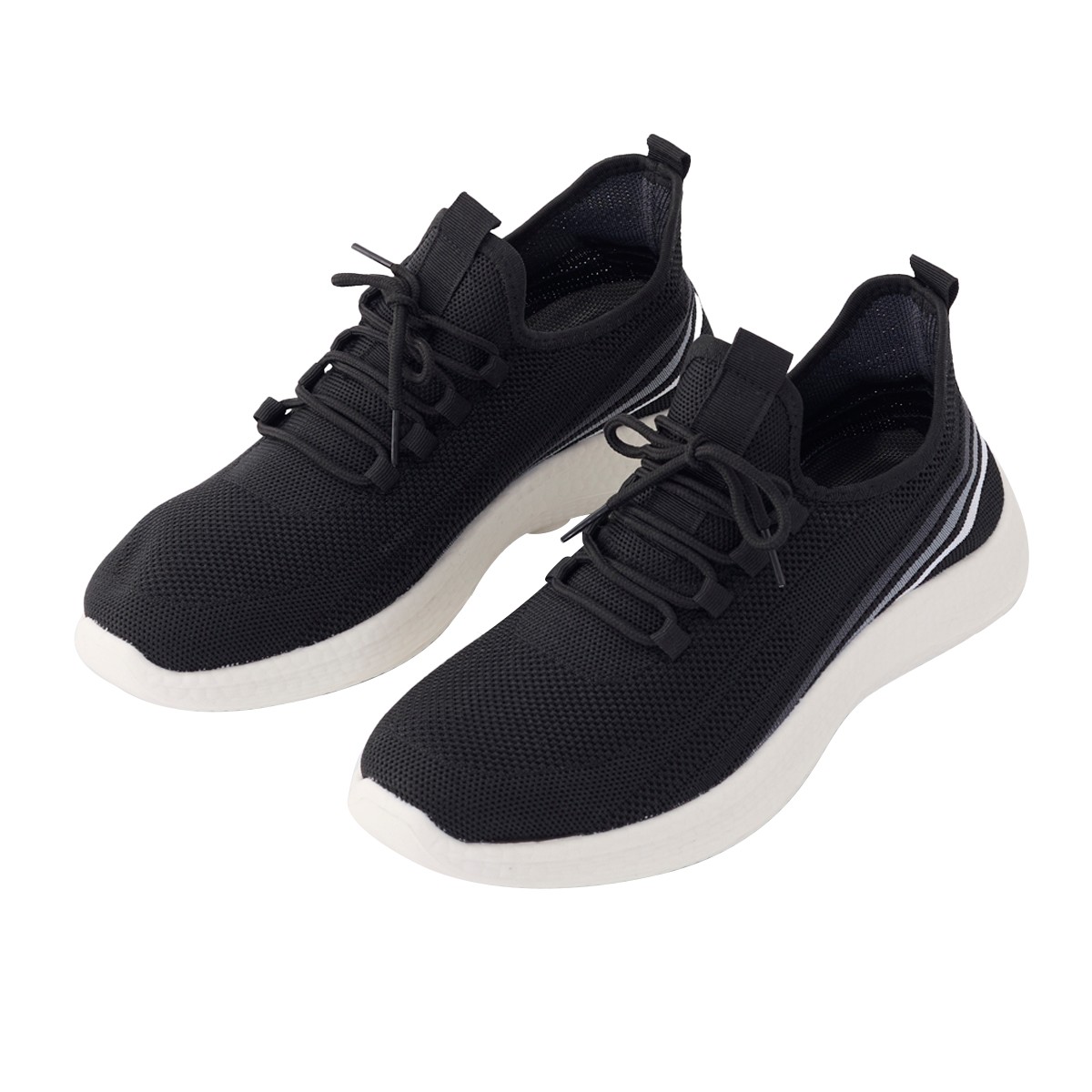 BESICO Men's Sports Running 07 Shoes Model. BCFRN07AW Black Color
