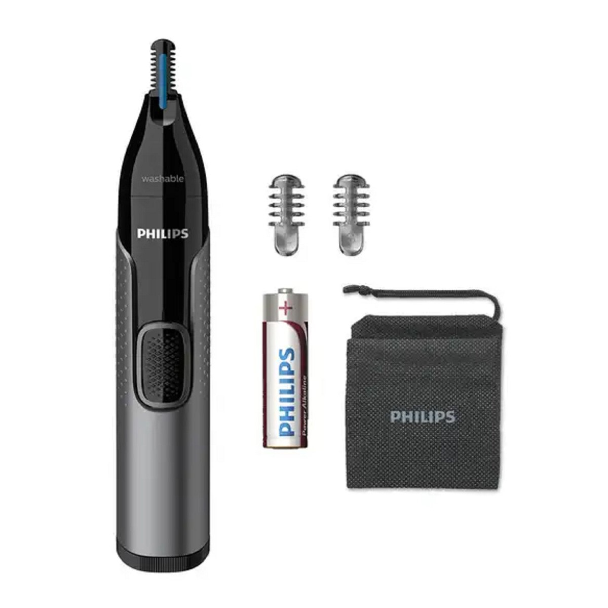 PHILIPS Nose Trimmer Model NT3650/16 Color Metallic Black