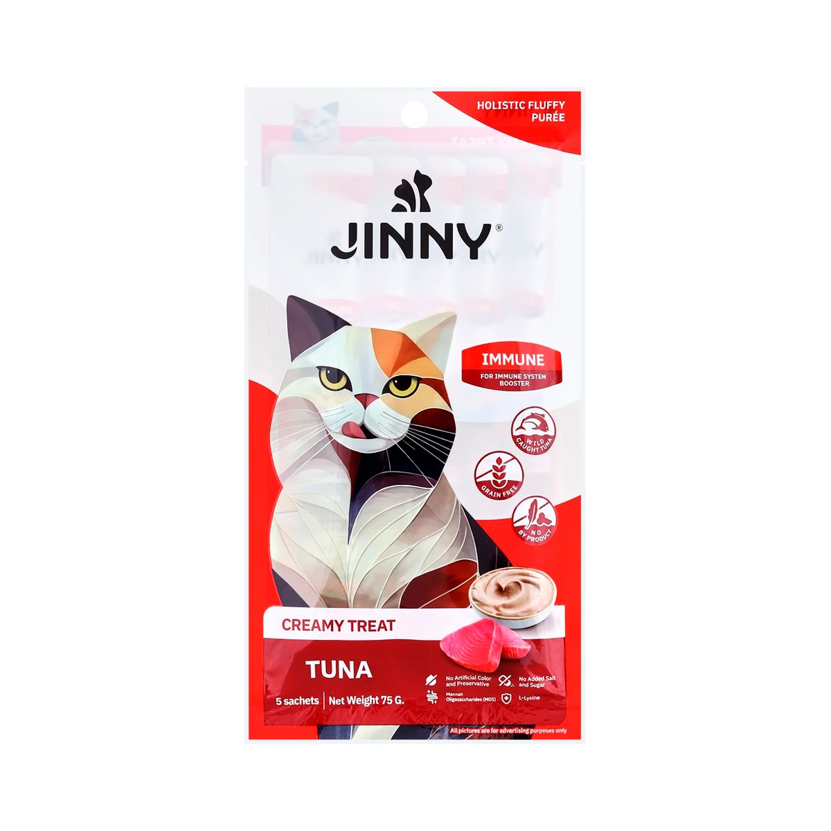 JINNY Creamy Treat Tuna 15 g. x 5 sachets